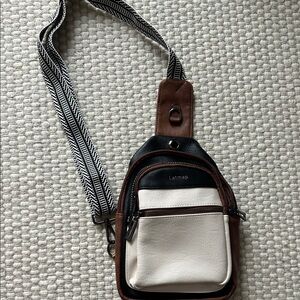 Black and Brown crossbody bag
